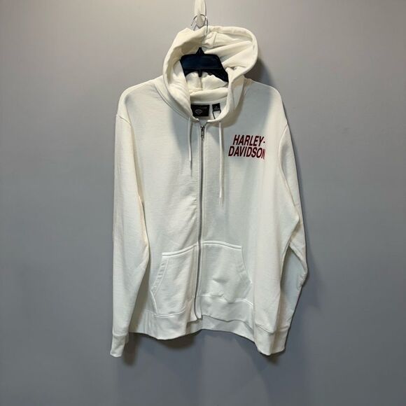 NWT Women's Special #1 Zip Front Hoodie - Bright White 2W - Picture 10 of 10